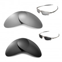 Walleva Titanium + Black Polarized Replacement Lenses for Oakley Penny Sunglasses